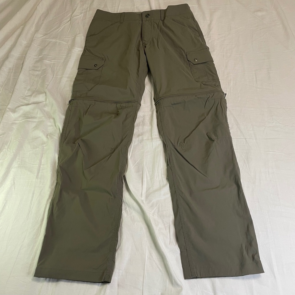 Kuhl Pant Men 32x32 Olive Renegade Convertible Stealth Zip Off Hiking Cargo 5138